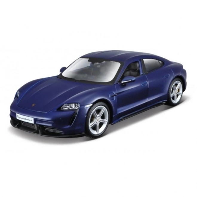 Bburago 1:24 Porsche Taycan Turbo S 2019 Carrara modra