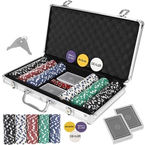 Poker - komplet 300 žetonov v HQ kovčku