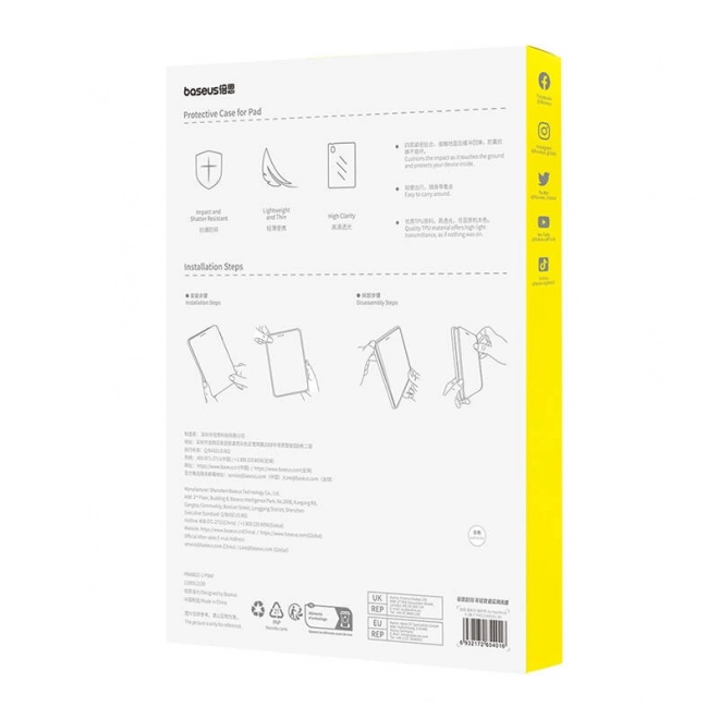 Zaščitni ovitek Baseus Simple za iPad 9,7" (2017/2018)