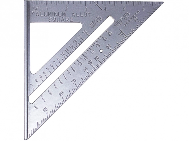 Aluminijast kotnik z graviranimi oznakami 180 mm