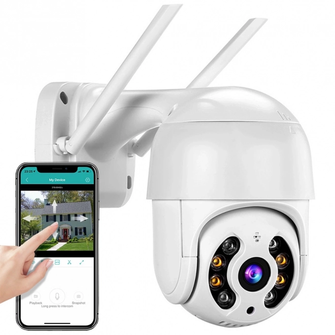 Zunanja pametna WiFi kamera Full HD z optičnim zoomom