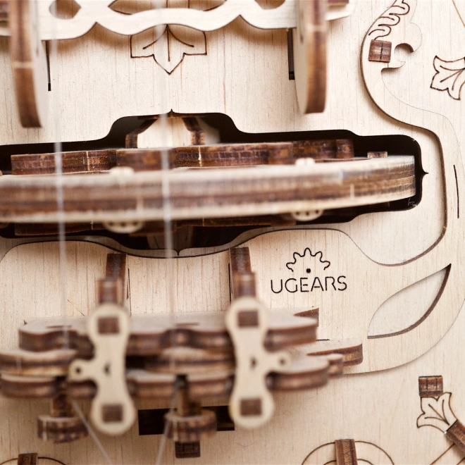 Ugears 3D Lesena mehanska uganka Hurdy-Gurdy