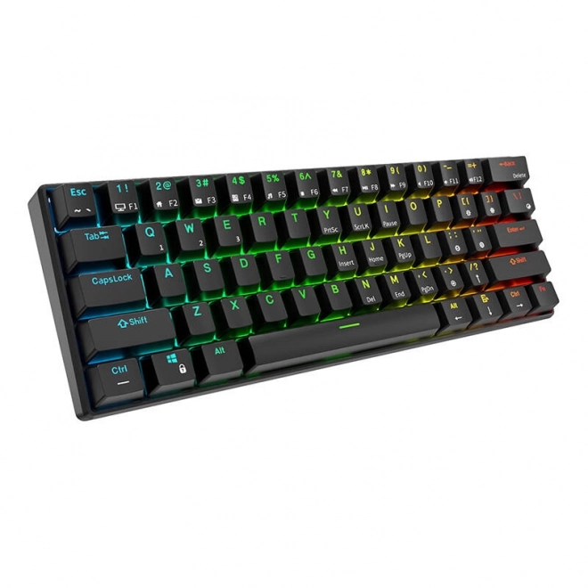 Mehanska tipkovnica Royal Kludge RK61 RGB z rdečimi stikali