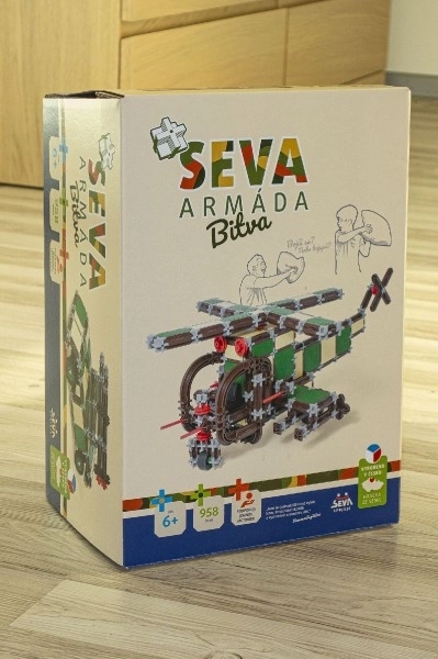 SEVA ARMADA Bitka plast 958 kos v škatli 27x38x18cm