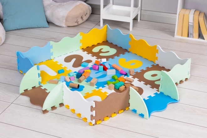 Izobraževalna penasta podloga puzzle, pregrada za otroke
