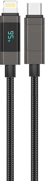 Foneng XS05 USB‑C na Lightning kabel s PD 27 W, 1,2 m, črn