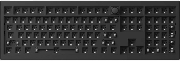 Brezžična mehanska tipkovnica Keychron V6 Max RGB barebone (črna)