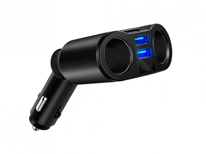 Vtičnica za vžigalnik s razdelilnikom in USB polnilnikom