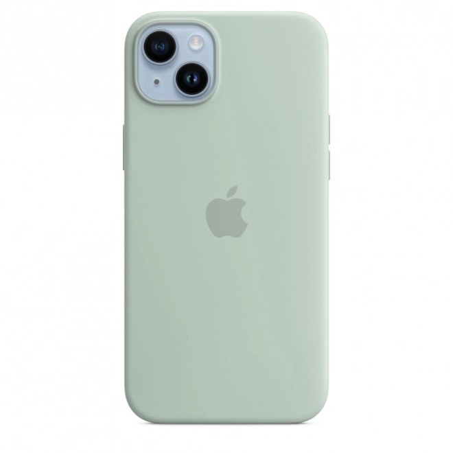 Silikonski ovitek s MagSafe za iPhone 14 Plus - agava