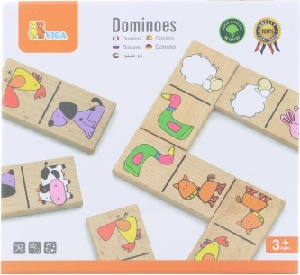 Leseno domino - Domače živalice