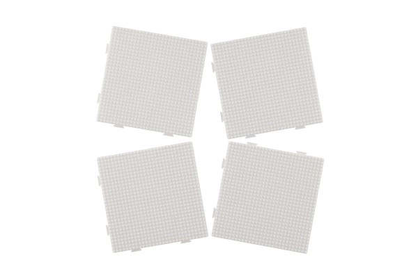 Podloga za likalne perle Hama - povezujoči kvadrat 4 kosi na kartici 20x24x3cm