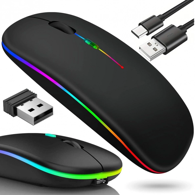 Tanka bluetooth miška 2,4 GHz za PC in prenosnike