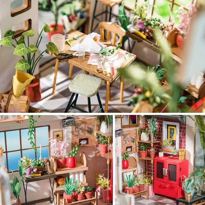 Cvetličarna Emily - DIY miniaturna hišica