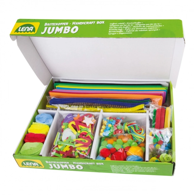Zeleni kreativni kovček Jumbo Lena - 800 kosov