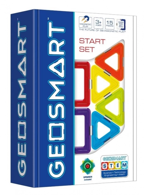 Magnetni konstrukcijski set GeoSmart Začetni set - 15 kosov