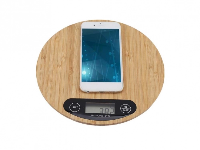 Bambusova digitalna kuhinjska tehtnica do 5 kg