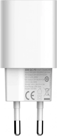 20 W hitro polnjenje s PD/QC