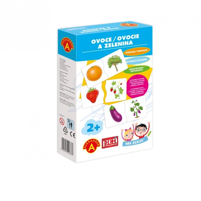 Igra v šoli Sadje in Zelenjava za otroke