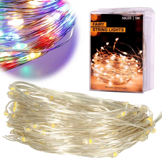 Božične LED žične svetlobne verige 10 m, 100 LED – 5 m, 50 LED