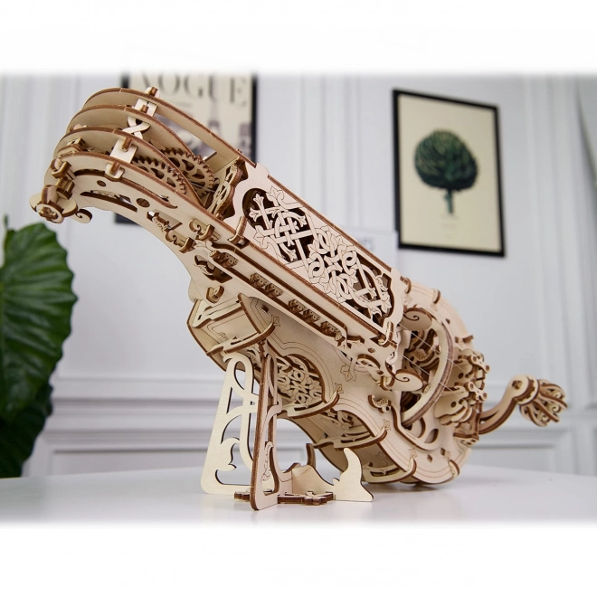 Ugears 3D Lesena mehanska uganka Hurdy-Gurdy