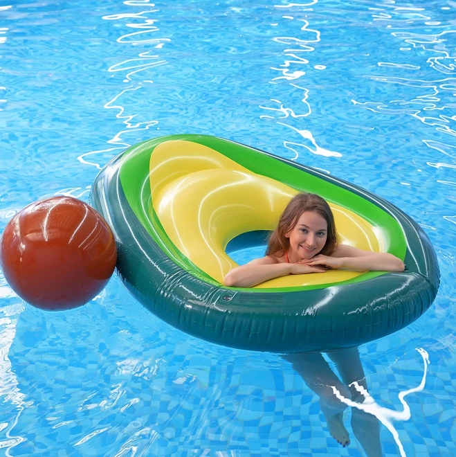 Napihljiva blazina Avokado z žogo 150 cm XL