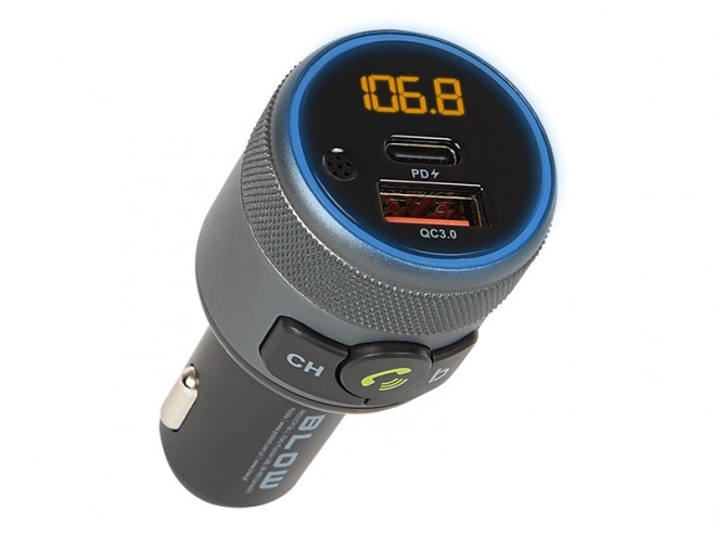 FM oddajnik Bluetooth5.1 + QC3.0 + PD 24W