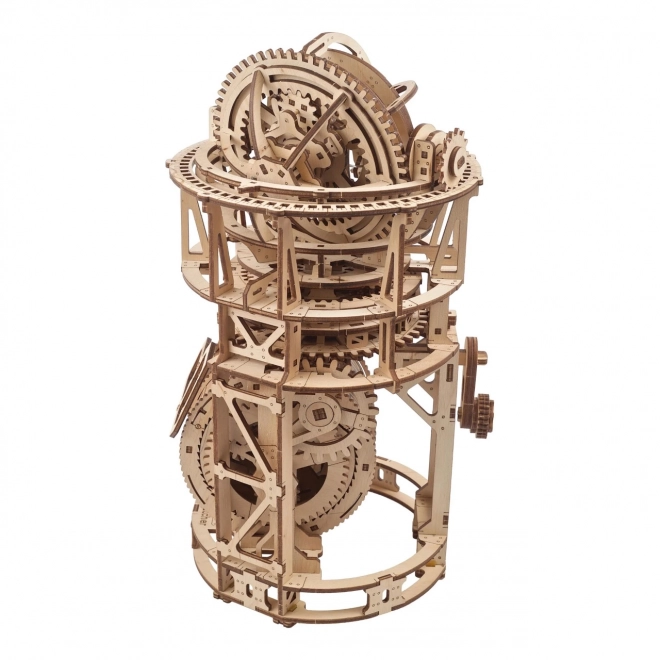 Ugears leseni mehanični model urnega mehanizma s tourbillonom