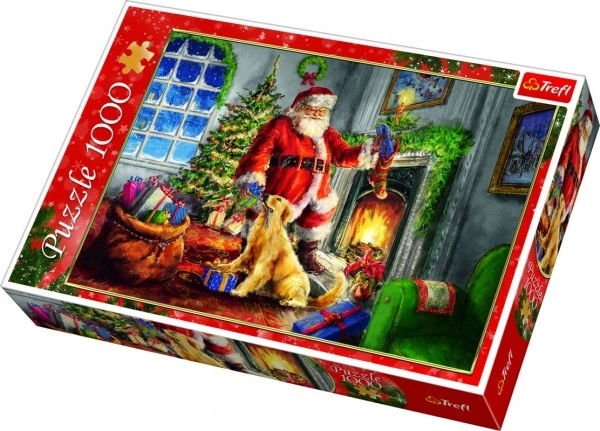 Božično Puzzle - Čas Daril 1000 Kosov