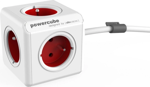 Prenapetostni razdelilec PowerCube Extended 1,5 m – rdeča