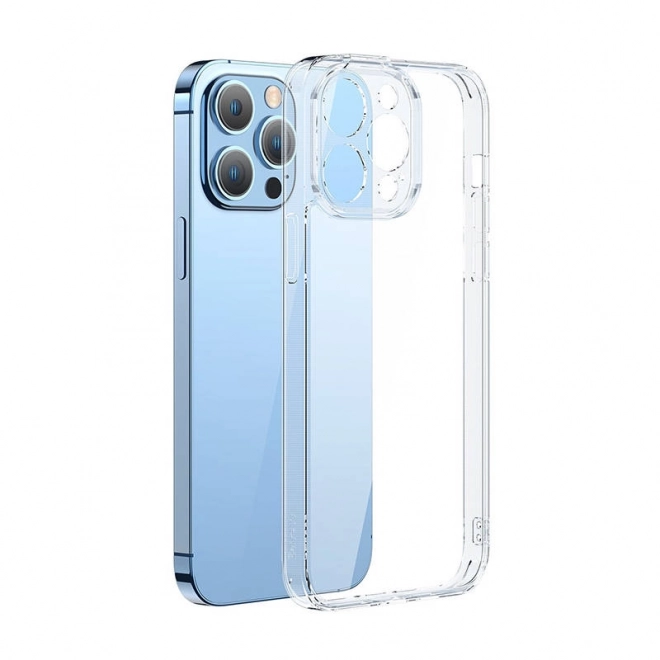 prozorna torbica in kaljeno steklo za iPhone 14 Plus Baseus SuperCeramic