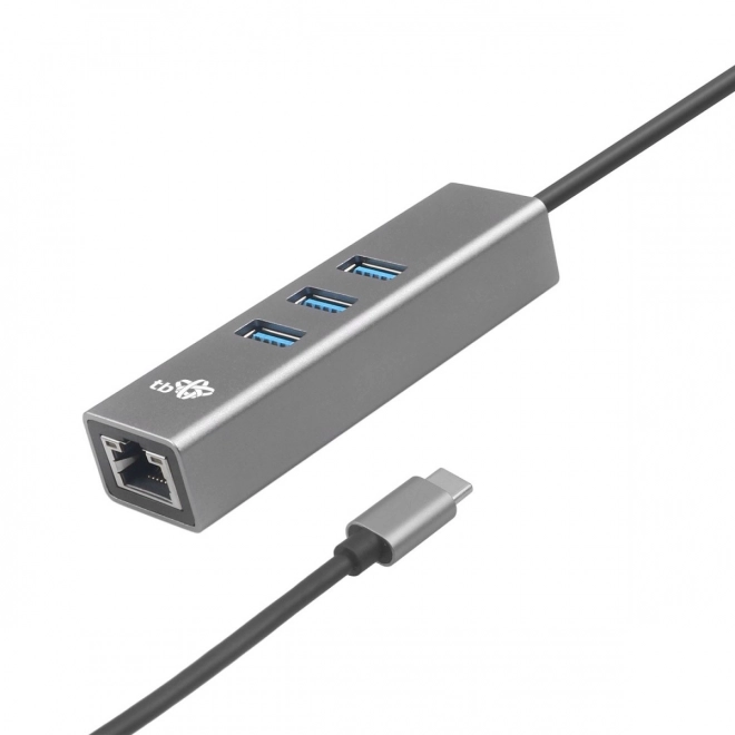 USB-C adapter z RJ45 + 3x USB-A vrata - 1000 Mb/s
