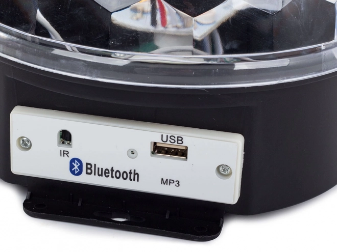 Led disko krogla usb mp3 projektor z bluetooth in laserjem