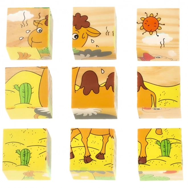 Lesene puzzle Safari 3D