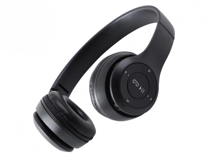 Brezžične slušalke P47 Bluetooth mikrofon mp3 – Črne