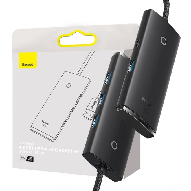 USB razdelilnik Baseus Lite Series 4v1