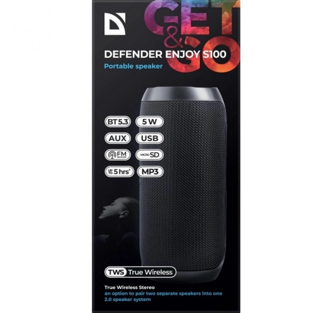 Bluetooth zvočnik ENJOY S100 črn