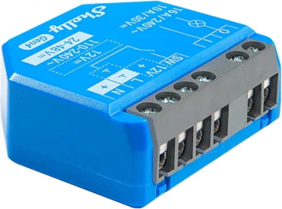 Krmilna enota Shelly 1 Gen4 – Zigbee in Matter