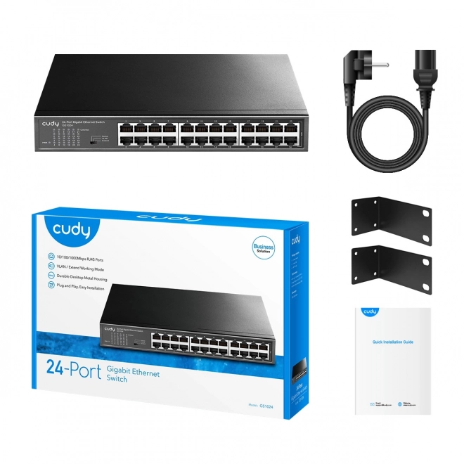 Cudy 24-vratni Gigabit Ethernet stikalo