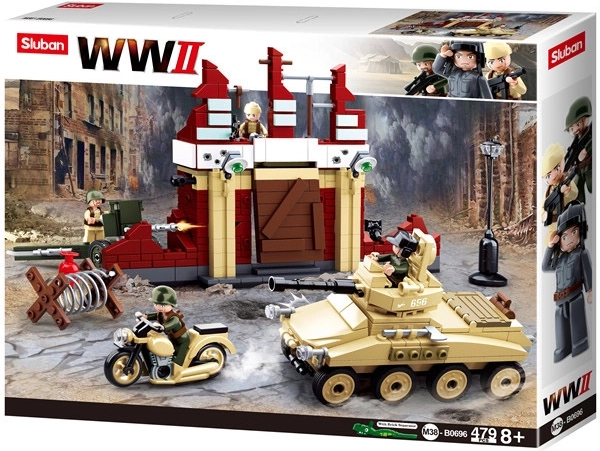Sluban bitka za Stalingrad – komplet kock, združljiv z LEGO