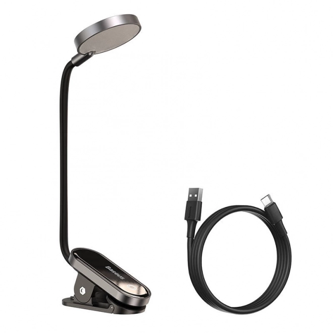 Baseus (DGRAD-0G) Comfort Reading Mini Clip Svetilka - temno siva