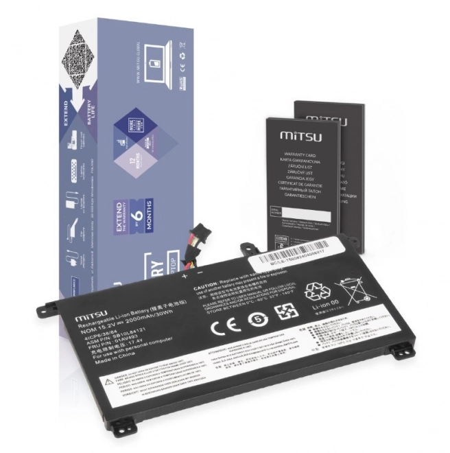 Baterija za Lenovo ThinkPad T570 in T580 2000mAh