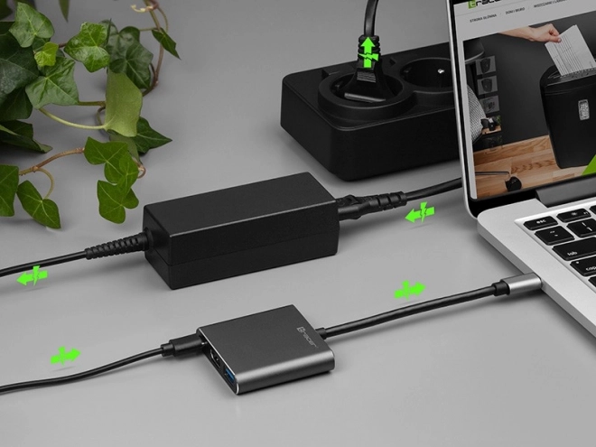Večnamenski adapter Tracer A-1 USB-C HDMI 4K