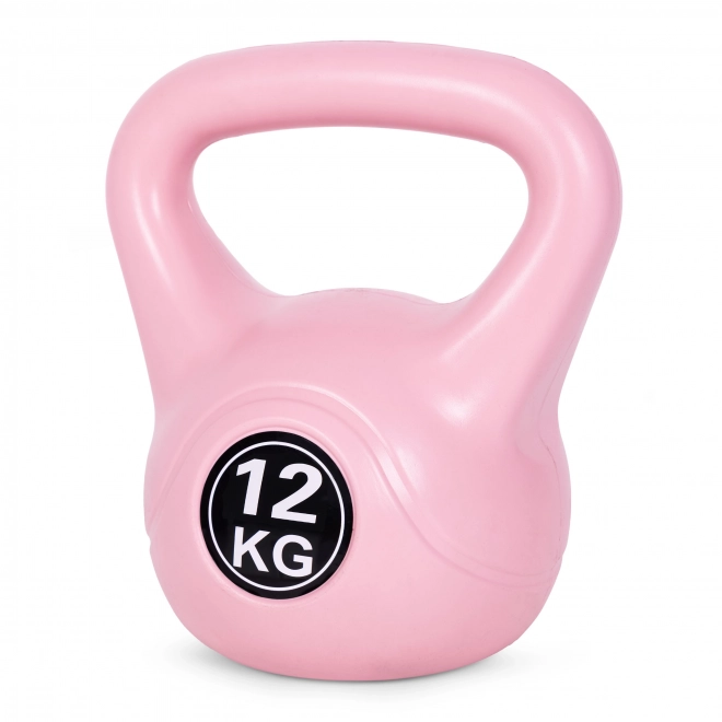 Kettlebell za vadbo roza - 12kg