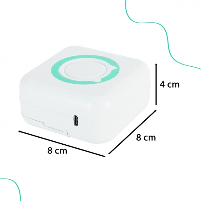 Mini termalni tiskalnik za fotografije in zapiske s Bluetooth