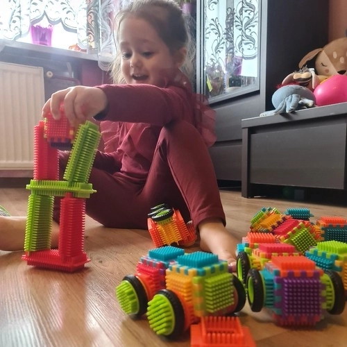 Kreativni gradbeni bloki Ježki - 192 delov