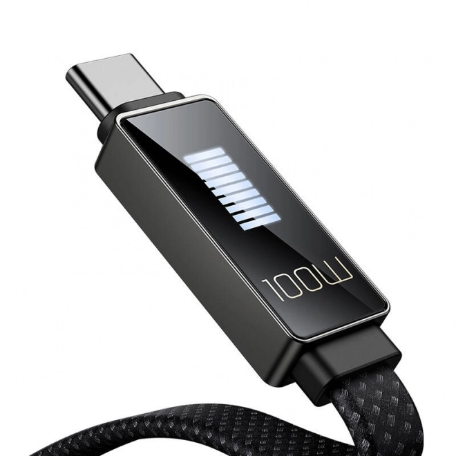 Kabel Mcdodo CA-4980 USB na USB-C z zaslonom 1,2 m (črna)