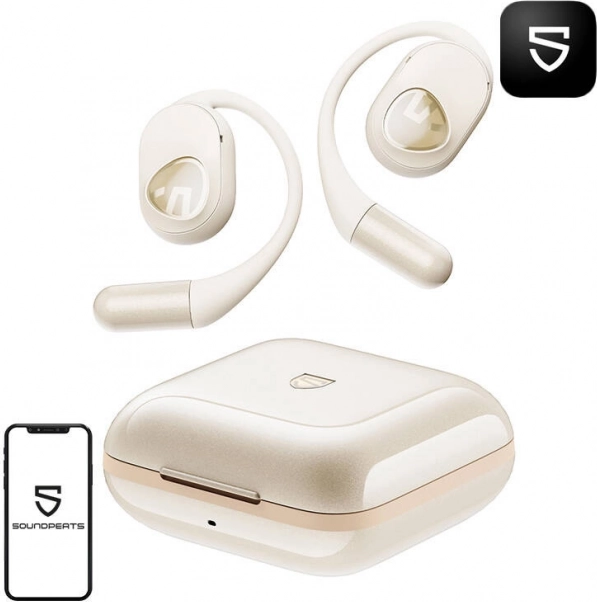 Brezžične slušalke Soundpeats GoFree2+ bele