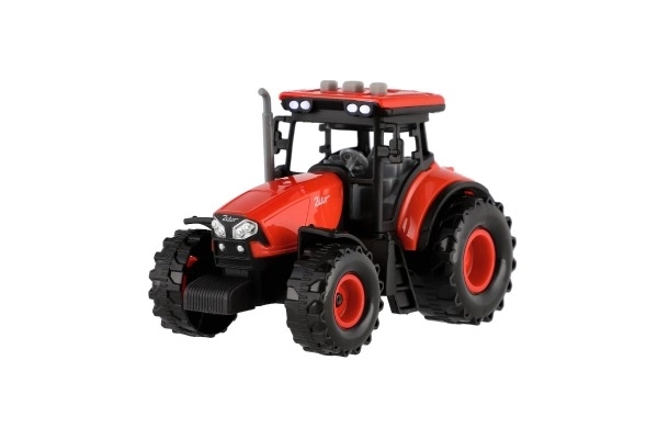 Rdeč traktor Zetor s prikolico z zvočnimi in svetlobnimi učinki - 36 cm