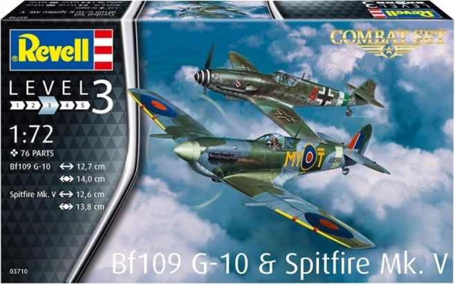 Plastični modeli letal Messerschmitt Bf 109 G-10 in Supermarine Spitfire Mk.V