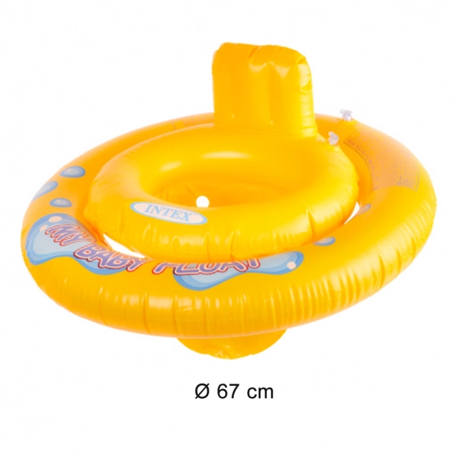 INTEX napihljiva z otroškim sedežem za otroke ponton 67cm 6-18 mesecev